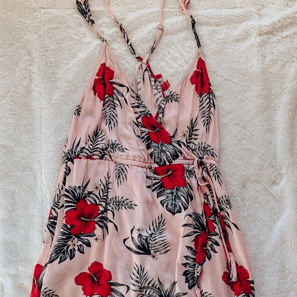Guess High-low Pink Maxi Dress